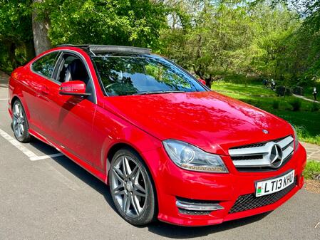 MERCEDES-BENZ C CLASS 2.1 C250 CDI **AMG Sport Plus**PANROOF-NAV-FSH-XENONS-SPOILER**STUNNING CAR**